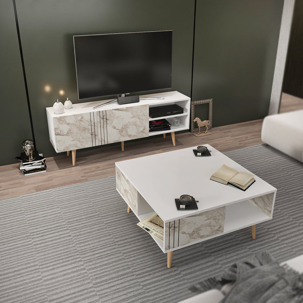 Ronas Modern Living Room Set