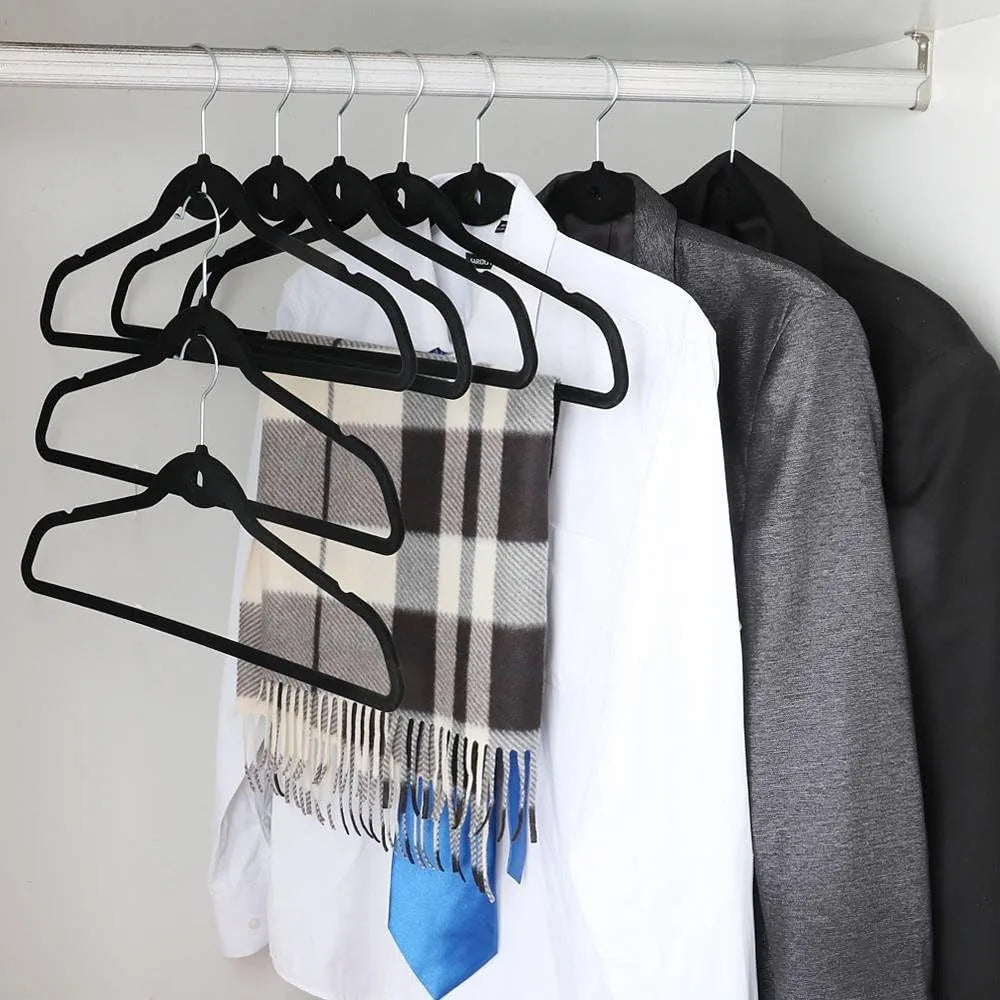 Premium Cascading Velvet Hangers 100 Pack