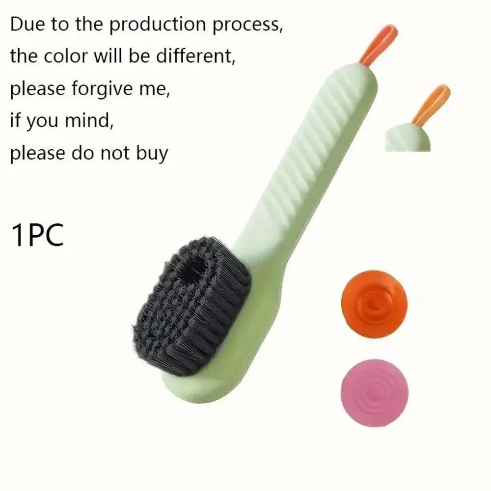 Soft Bristled Shoe Brush with Ergonomic Handle