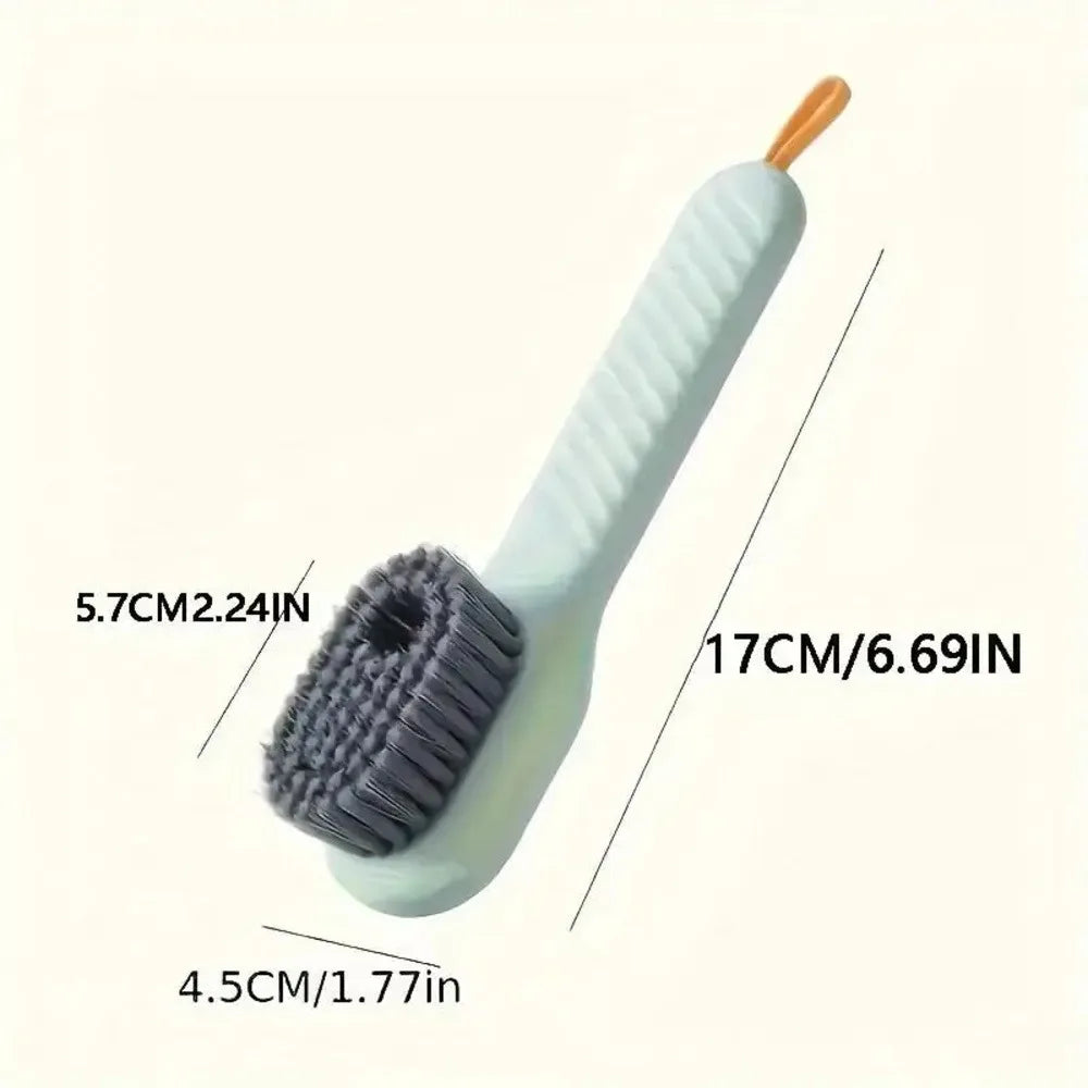 Soft Bristled Shoe Brush with Ergonomic Handle