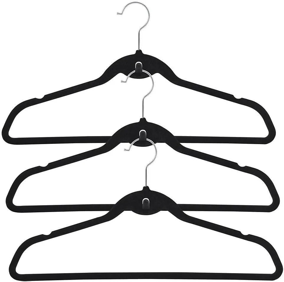 Premium Cascading Velvet Hangers 100 Pack