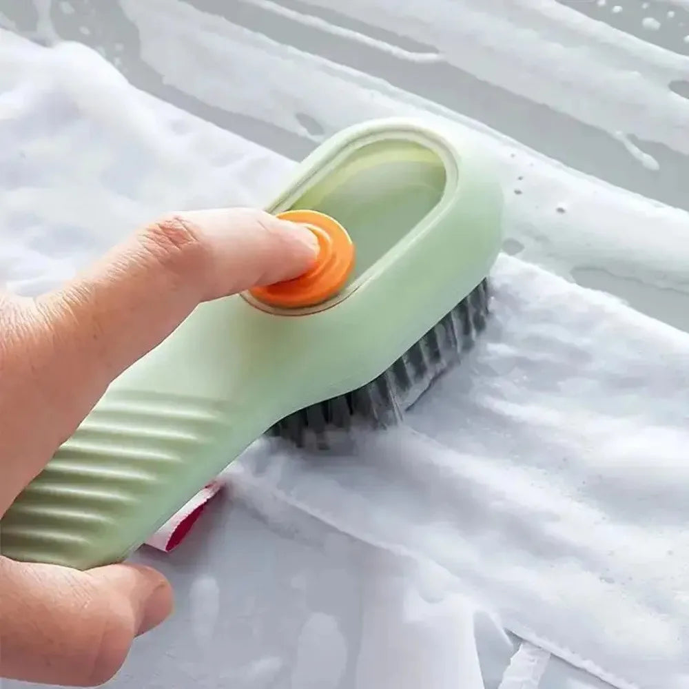Soft Bristled Shoe Brush with Ergonomic Handle