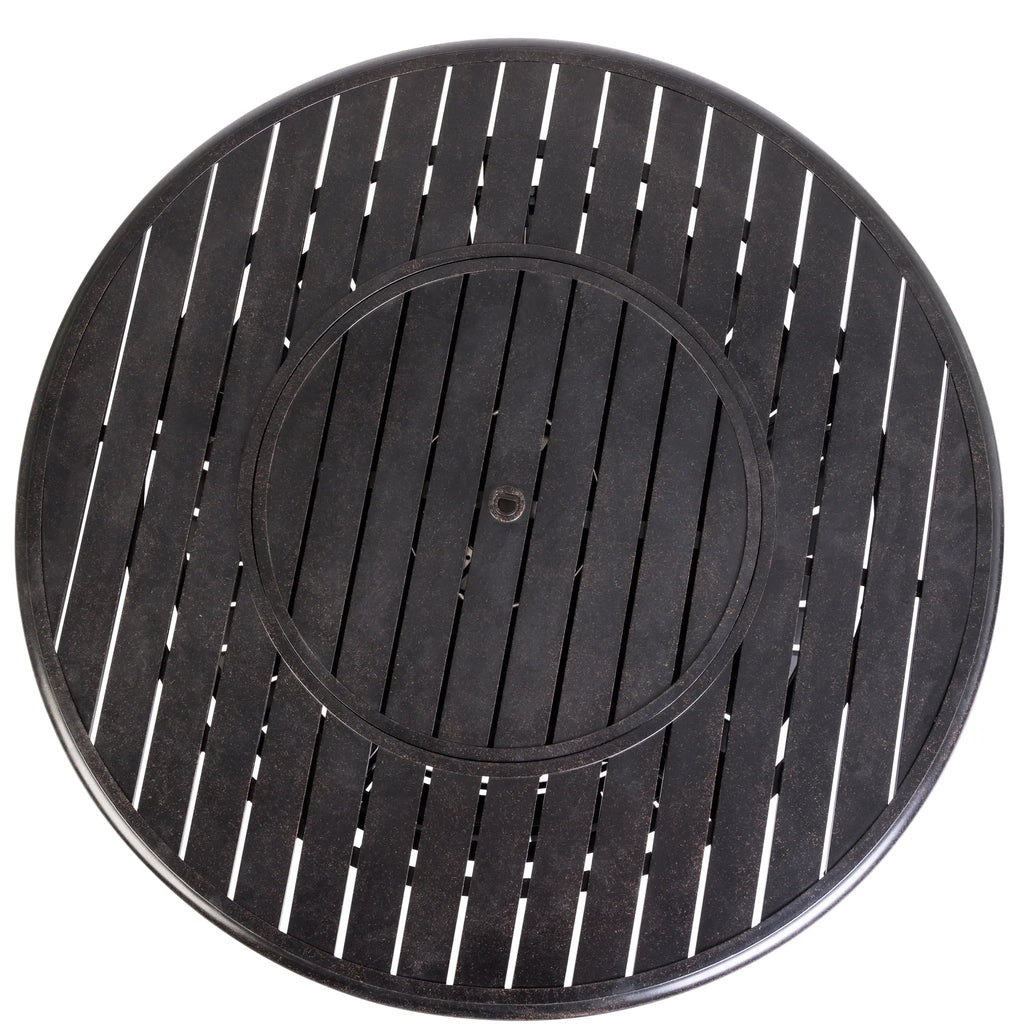 Grand Cooper 44" Round Aluminum Convertible Gas Fire Pit Table