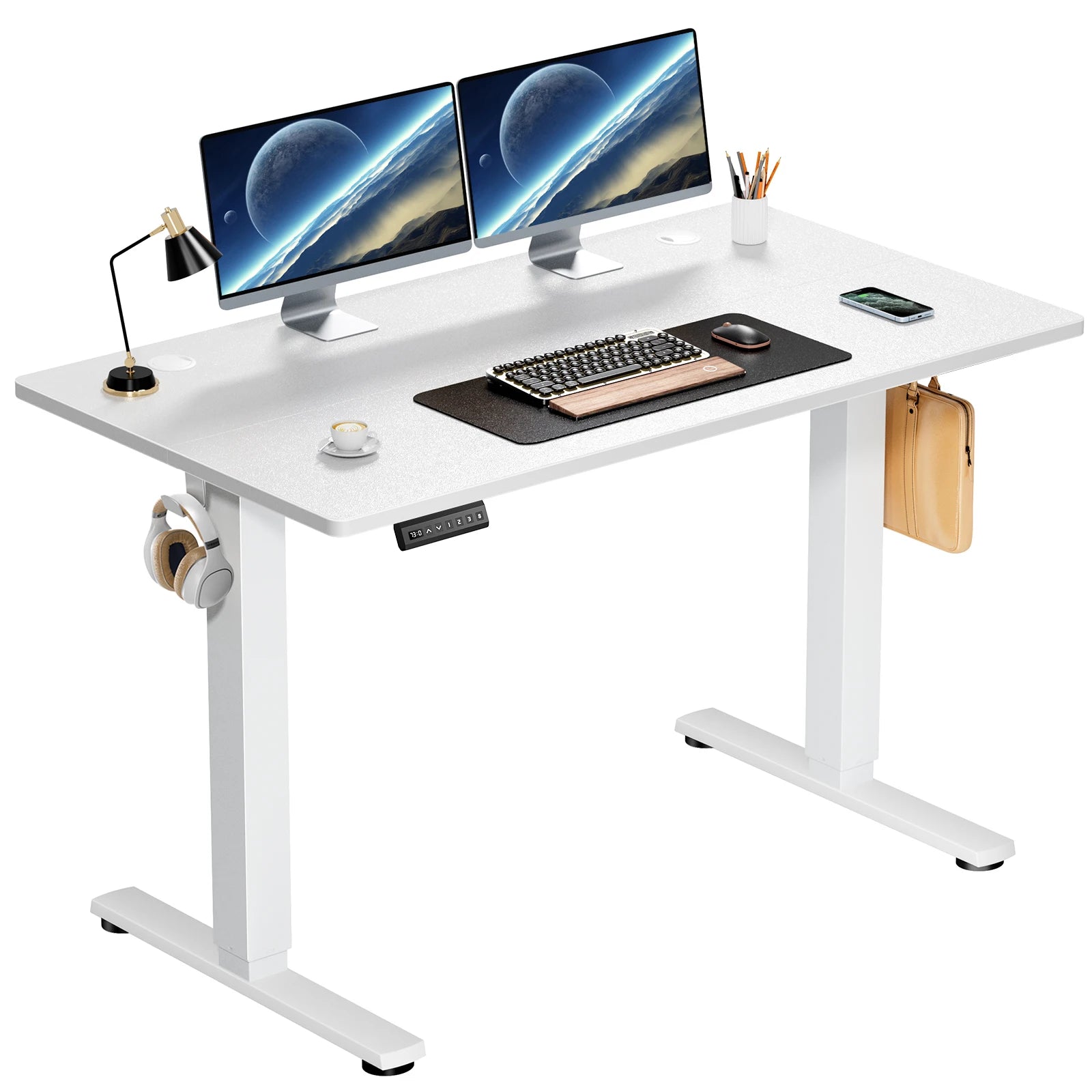 Electric Adjustable Standing/Sitting Desk Workstation