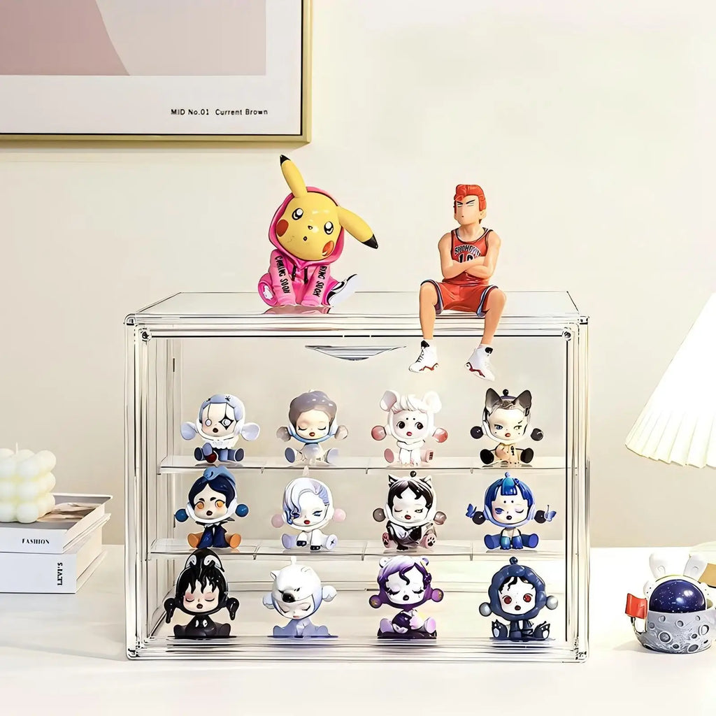 Acrylic Clear Stackable Storage Case Bins