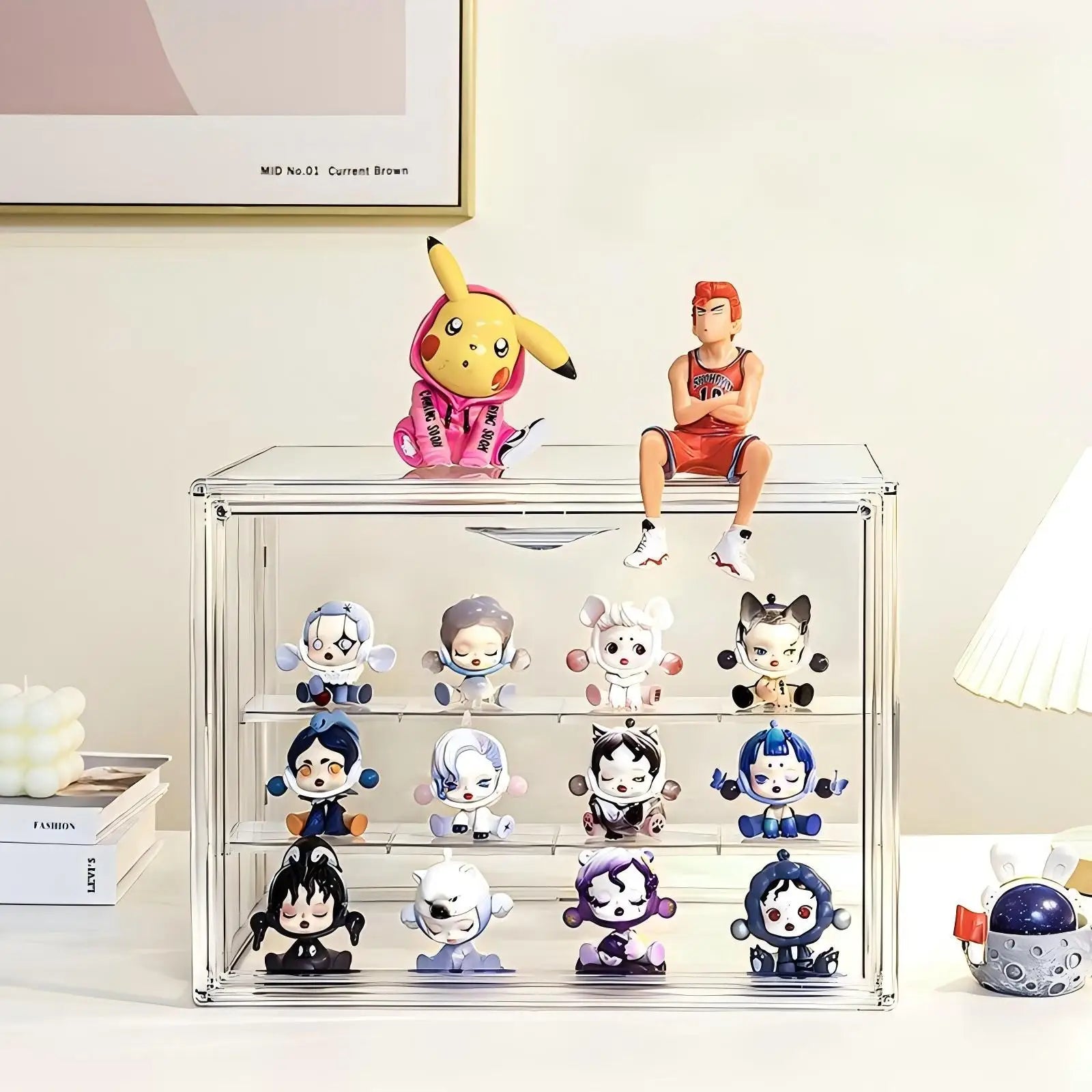 Acrylic Clear Stackable Storage Case Bins