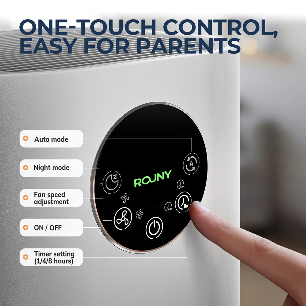 2-in-1 Air Purifier with Humidifier Combo