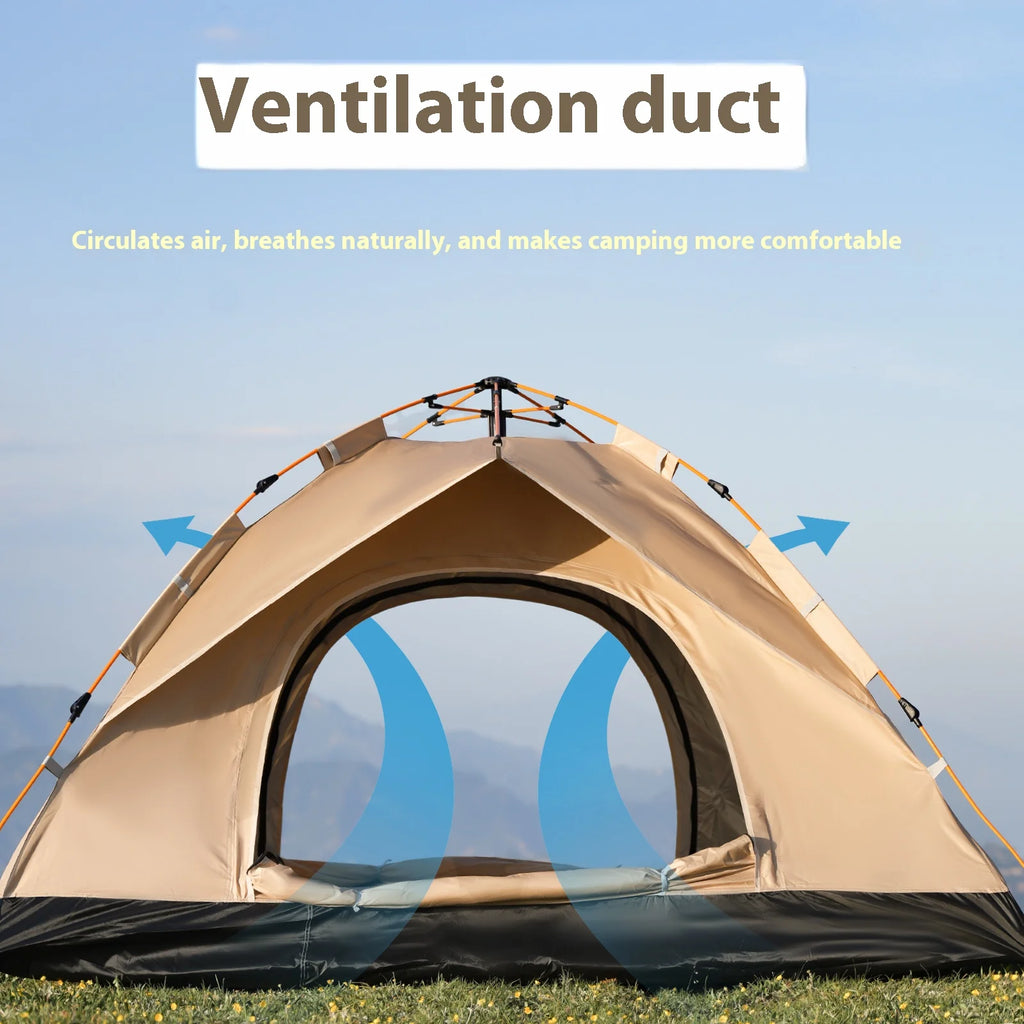 Instant Golden Portable Tent 3-4 Person