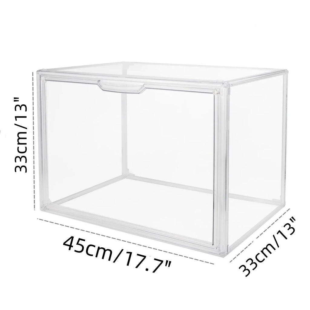 Acrylic Clear Stackable Storage Case Bins