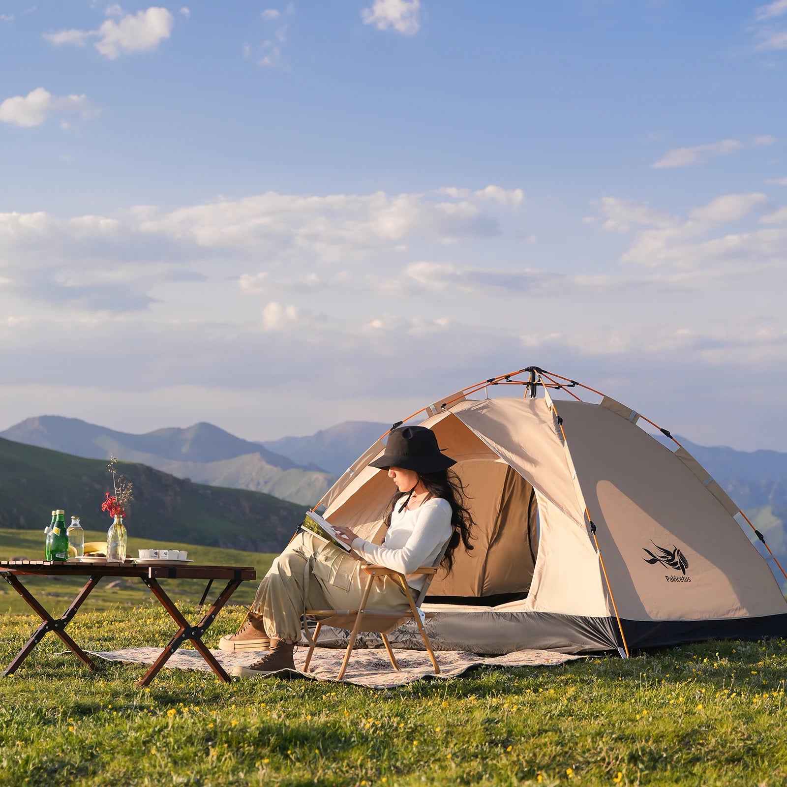 Instant Golden Portable Tent 3-4 Person