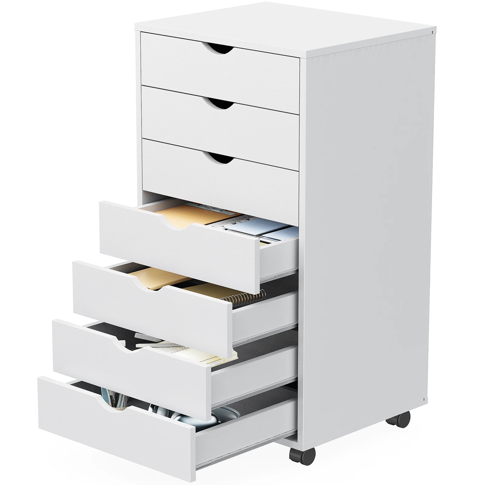 Mobile 7 Drawer File Nightstand
