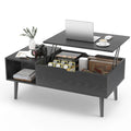 Lift Top Coffee Table with Adjustable Shelf