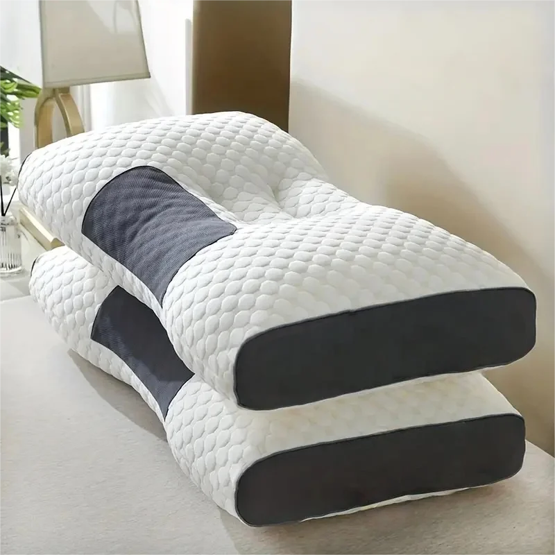 2 Massage Neck Pillows Adjustable Ergonomic Orthopedic