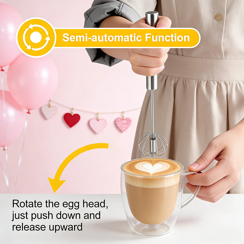 Handheld Milk Frother Mini Whisk Mixer Electric Eggbeater
