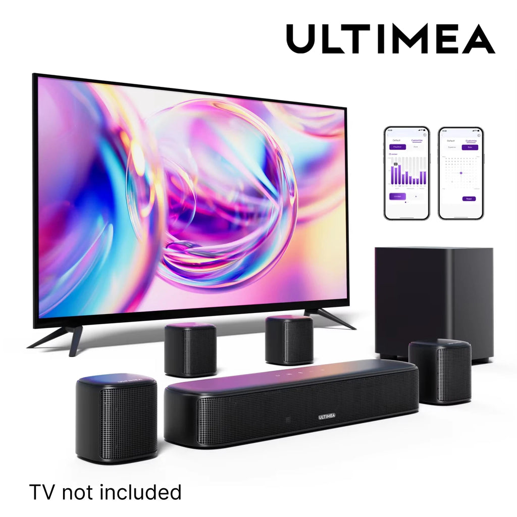 7.1 Channel Sound Bar System for TV