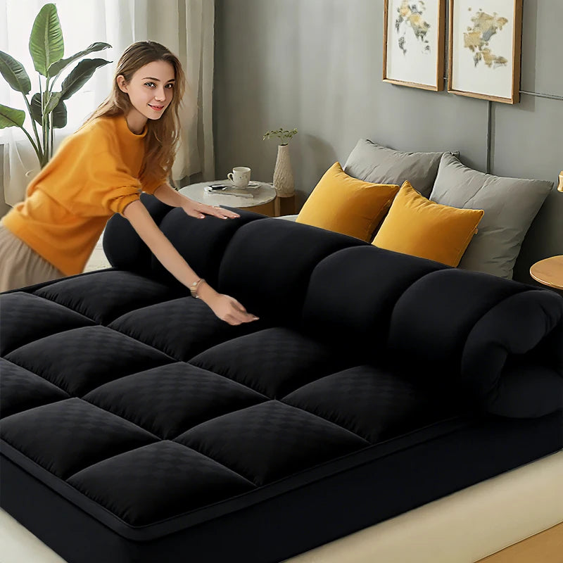 Thick Mattress Topper 1000Gsm Cooling Machine Washable
