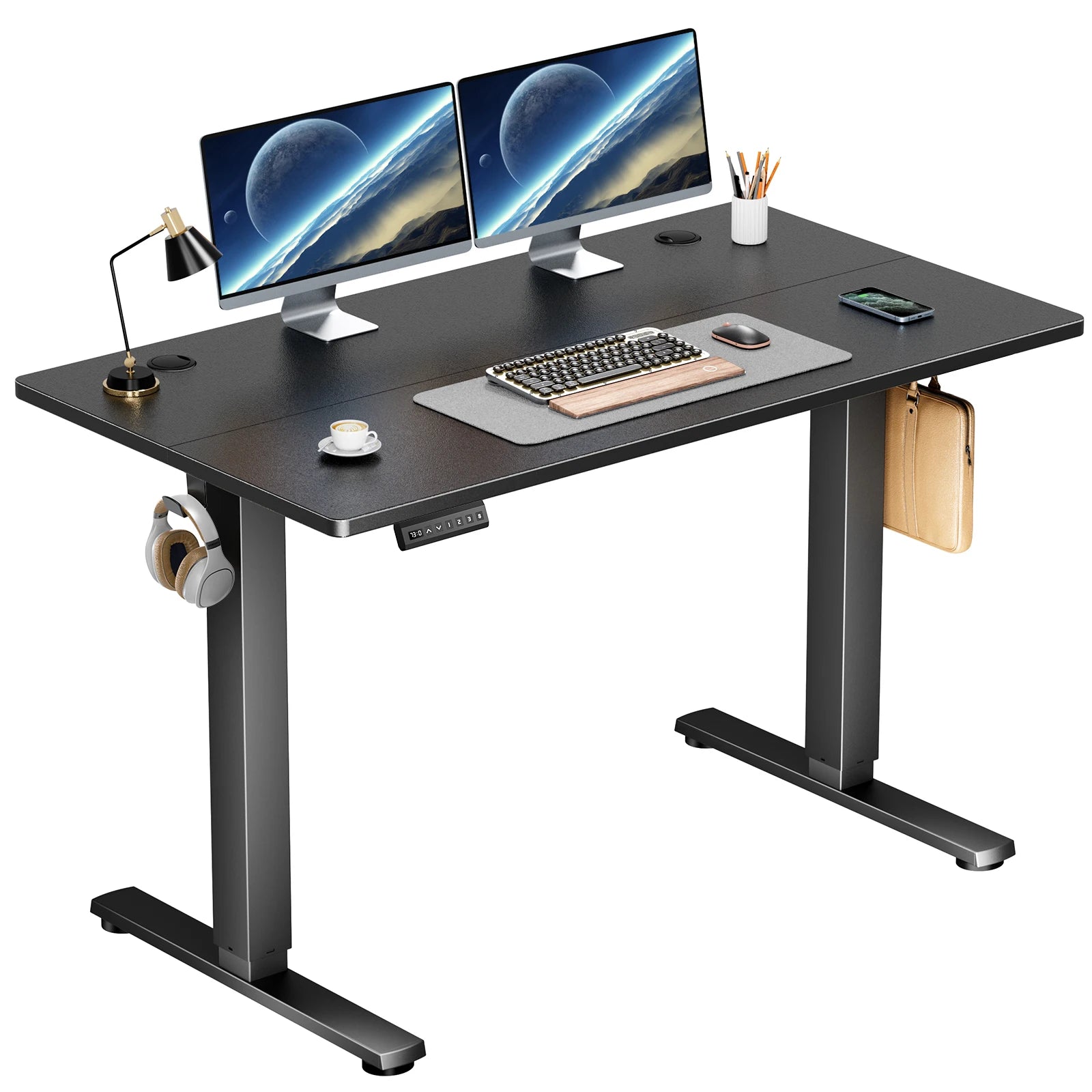Electric Adjustable Standing/Sitting Desk Workstation