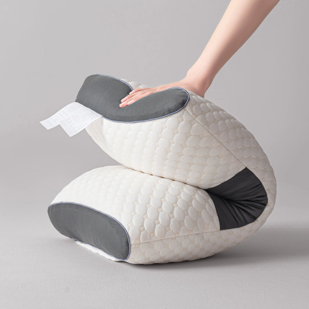 2 Massage Neck Pillows Adjustable Ergonomic Orthopedic