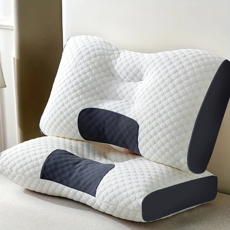 2 Massage Neck Pillows Adjustable Ergonomic Orthopedic