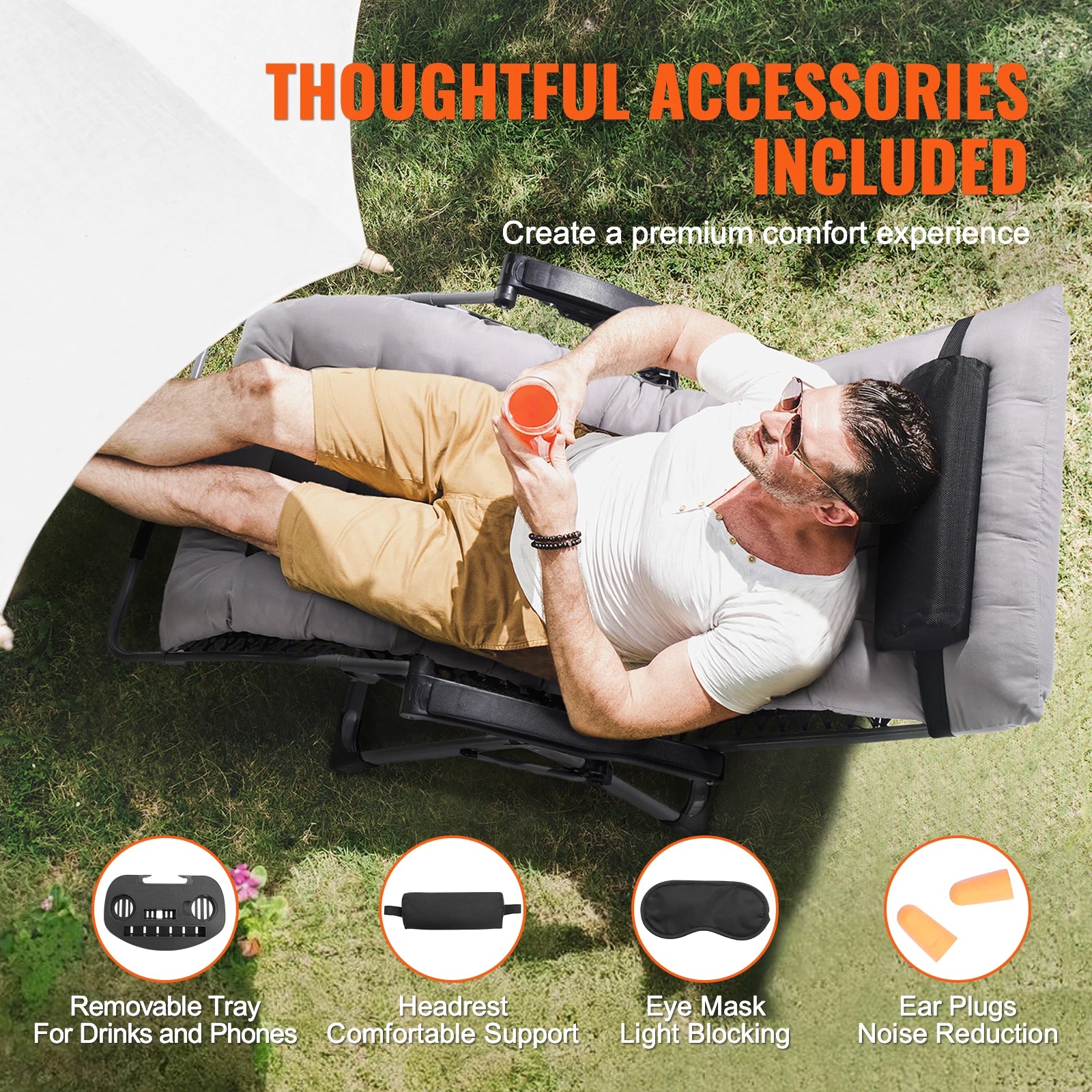 Zero Gravity/Anti Gravity Recliner Lounge Chair