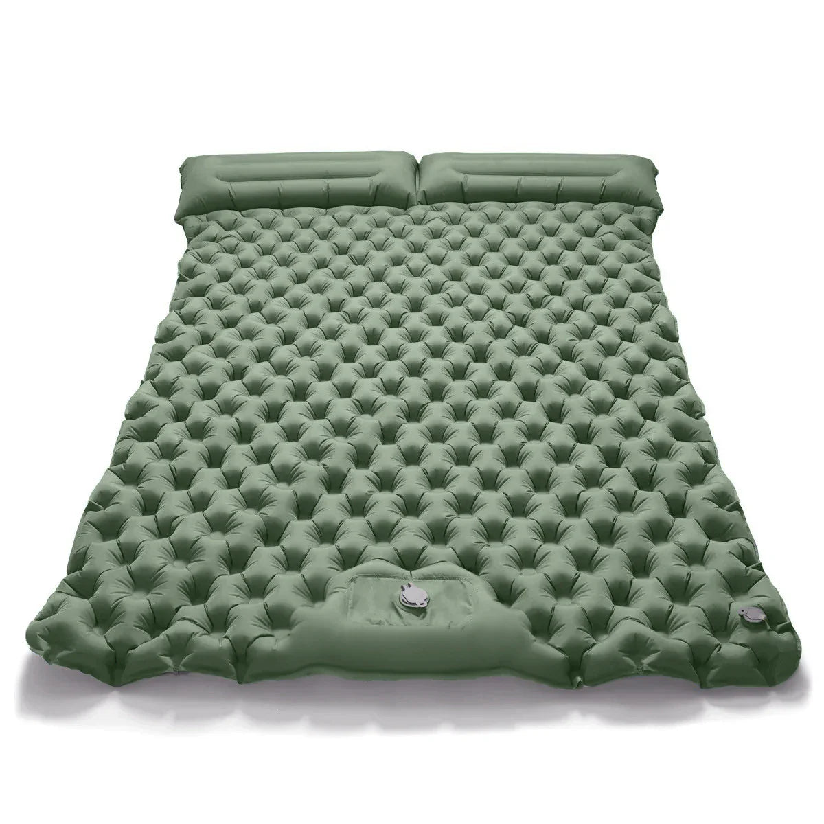 By Inflating Double Inflatable Camping Mattress Ultralight Sleeping Pad
