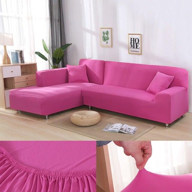 Sofa Cover For Living Room Anti-dust Elastic Stretch Covers For L-shape Corner Sofa Couch Cover Chair Cover Furniture Protector Sofa Covers for Living Room Sofa Protector Anti-dust Elastic Stretch Covers For Corner Sofa Cover