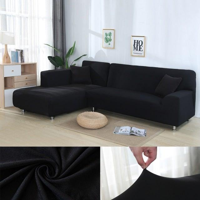 Sofa Cover For Living Room Anti-dust Elastic Stretch Covers For L-shape Corner Sofa Couch Cover Chair Cover Furniture Protector Sofa Covers for Living Room Sofa Protector Anti-dust Elastic Stretch Covers For Corner Sofa Cover