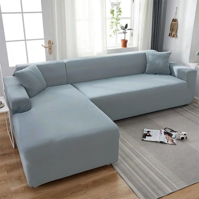 Sofa Cover For Living Room Anti-dust Elastic Stretch Covers For L-shape Corner Sofa Couch Cover Chair Cover Furniture Protector Sofa Covers for Living Room Sofa Protector Anti-dust Elastic Stretch Covers For Corner Sofa Cover