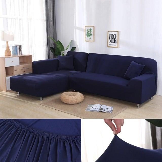 Sofa Cover For Living Room Anti-dust Elastic Stretch Covers For L-shape Corner Sofa Couch Cover Chair Cover Furniture Protector Sofa Covers for Living Room Sofa Protector Anti-dust Elastic Stretch Covers For Corner Sofa Cover