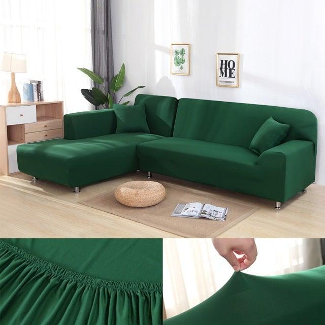 Sofa Cover For Living Room Anti-dust Elastic Stretch Covers For L-shape Corner Sofa Couch Cover Chair Cover Furniture Protector Sofa Covers for Living Room Sofa Protector Anti-dust Elastic Stretch Covers For Corner Sofa Cover