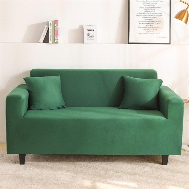 Solid Color Milk Silk Modern Sofa Covers for Living Room Corner Couch Cover Slipcovers Chair Protector 1/2/3/4 Seater Cushion Couch Stretch Sofa Covers Slipcovers, Pet Protector Furniture Covers