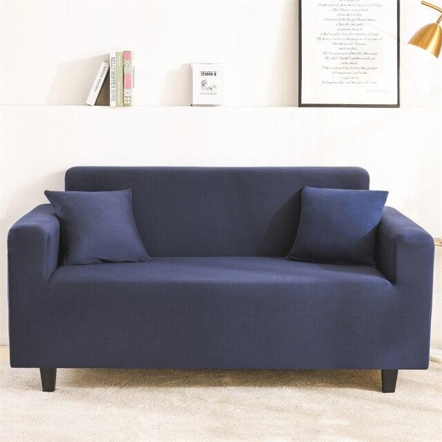 Solid Color Milk Silk Modern Sofa Covers for Living Room Corner Couch Cover Slipcovers Chair Protector 1/2/3/4 Seater Cushion Couch Stretch Sofa Covers Slipcovers, Pet Protector Furniture Covers